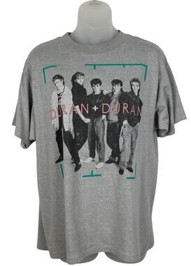 Vintage 1984 DURAN DURAN The Wild Boys Concert 50/50 T-Shirt Made in USA Size L